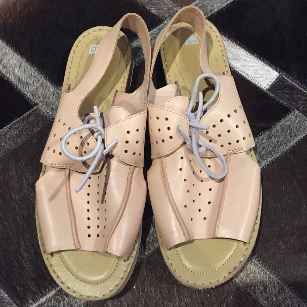 Camper Twins/ sandals/ open toes/ peach / size 42